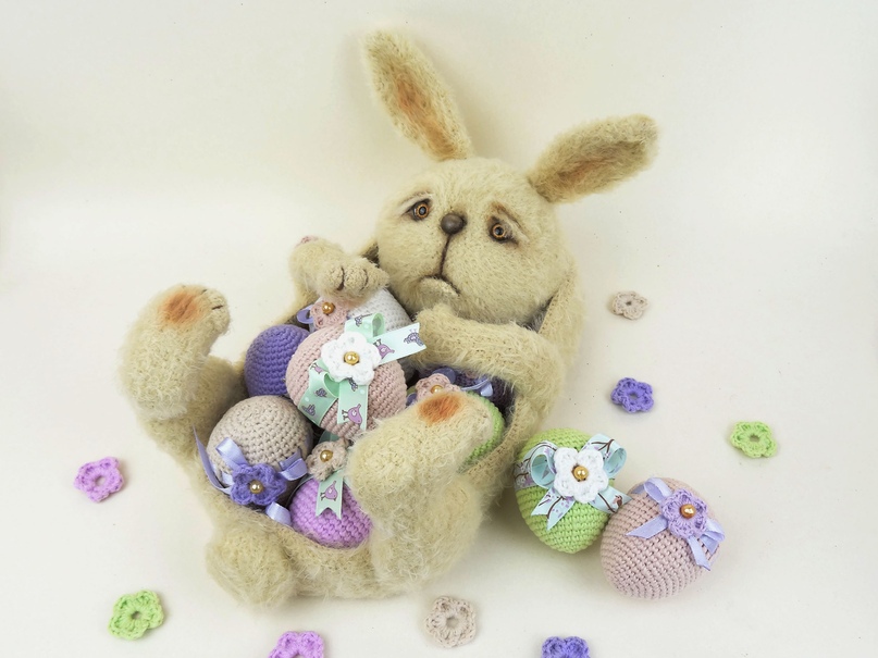 Кролик - корзинка для мелочей (Надежда Волкова)