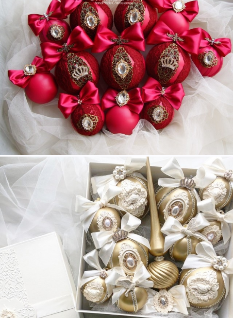 Мастер-класс "Елочные игрушки" (Анастасия Костина)