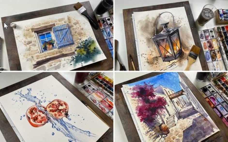 [Художник Online] Архитектурный и предметный скетчинг. Без обратной связи (Дарья Куцаева), фото 1 из 1.