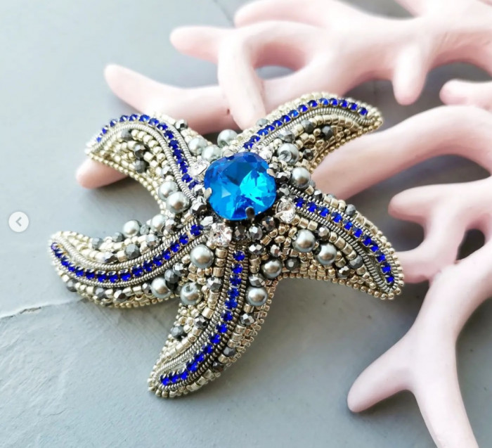 [peyakh-school] Брошь 3d "Морская Звезда" (Ангелина Пеях)