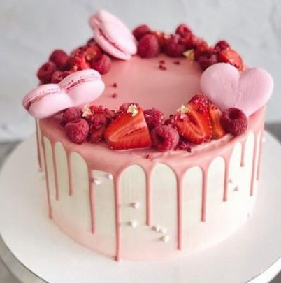 [Make Cake] Бисквитный торт «Йогурт-лесные ягоды» (Анастасия Лазарева)