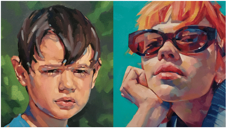 [Domestika] Портрет маслом. Свет и тень (Jane French)