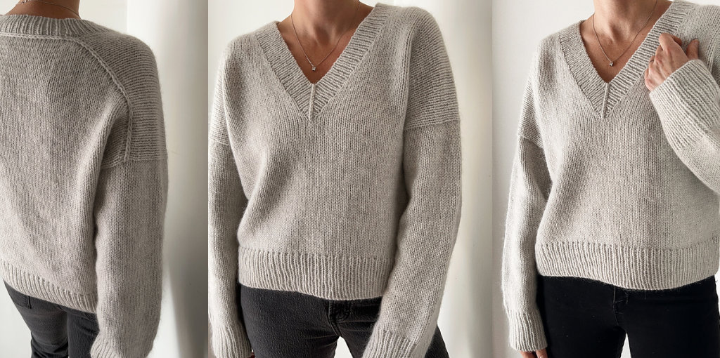 [Вяжи.ру] Пуловер с V вырезом Dartmoor (Caidree)