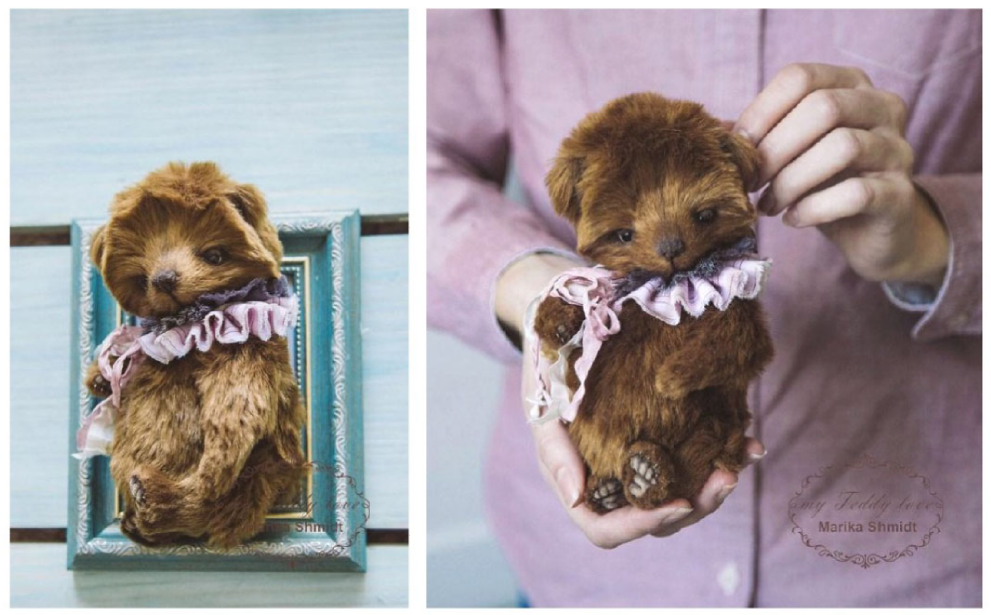 Мишка Трофим в технике Тедди (Марика Шмидт), фото 1 из 1.