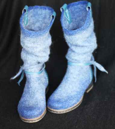 [Валяние] Курс "Демисезонные сапожки с жатым голенищем" (Алла Халайджи)