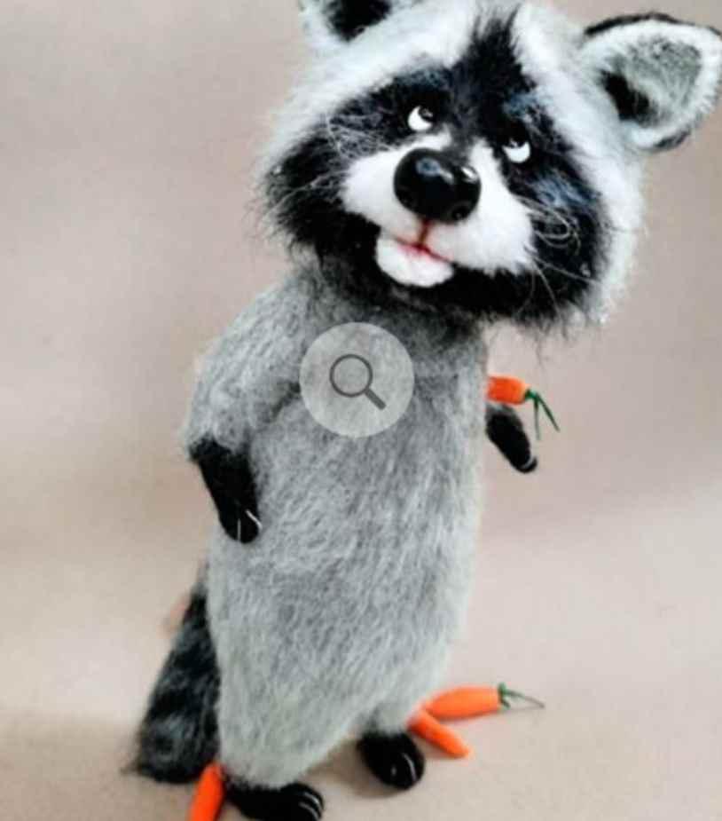 Схемы для вязания: Енот-воришка (Вера Терекбаева)