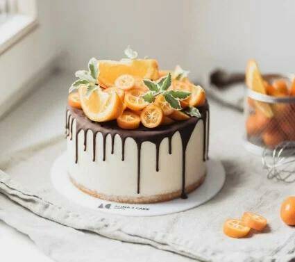 [Alina2Cake] Торт Облепиха полюбила апельсин (Алина Ахмадиева)