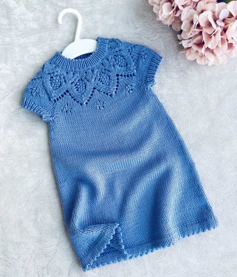 [Вязание] Платье «Olivia mini» (avgustina_knit)