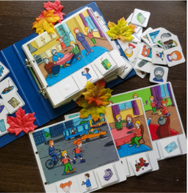 [Frenchoponcho] Альбом ФРАЗЫ Развивающие пособия на липучках (С. О. Нефедова)