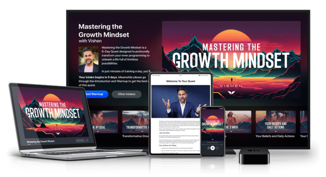 [Mindvalley] Mastering the Growth Mindset (Vishen), фото 1 из 1.