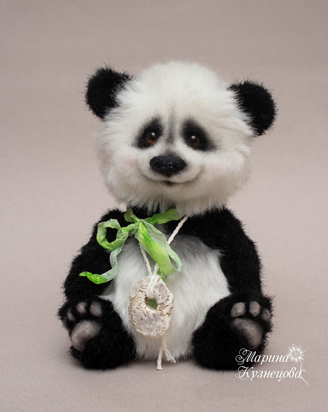 Мастер-класс «Панда в смешанной технике» (Марина Кузнецова)