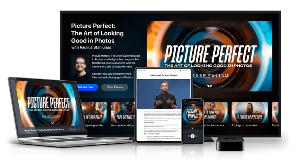 [Mindvalley] Picture Perfect: The Art of Looking Good in Photos (Paulius Staniunas)