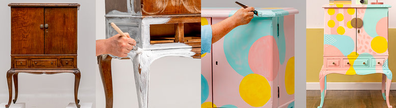 [Domestika] Креативная перекраска мебели для начинающих. Creative Furniture Upcycling for Beginners (Joanne Condon)