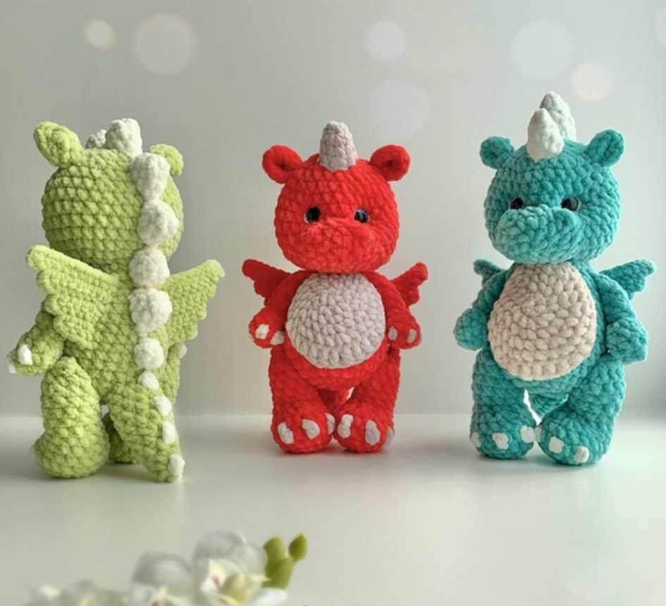 [Venera_toys] Дракончики 2в1 (Венера Искандаровна)