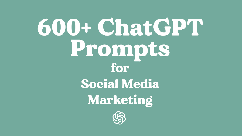 600+ подсказок ChatGPT для маркетинга в социальных сетях (Alex Ruskman)