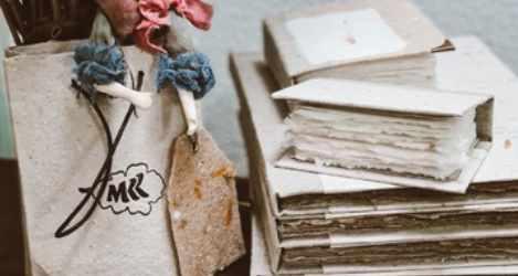 Творческий блокнот из бумаги ручного отлива (Кристина Кокорина)