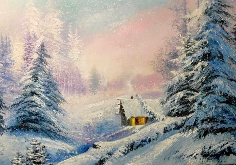 Зимний пейзаж 2 (Ольга Базанова)