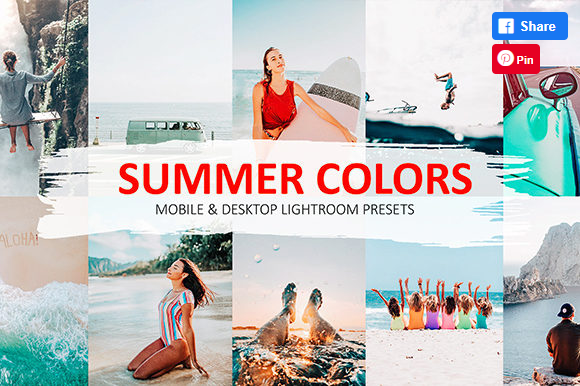 [Creativefabrica] Summer Lightroom & Mobile Presets, фото 1 из 1.