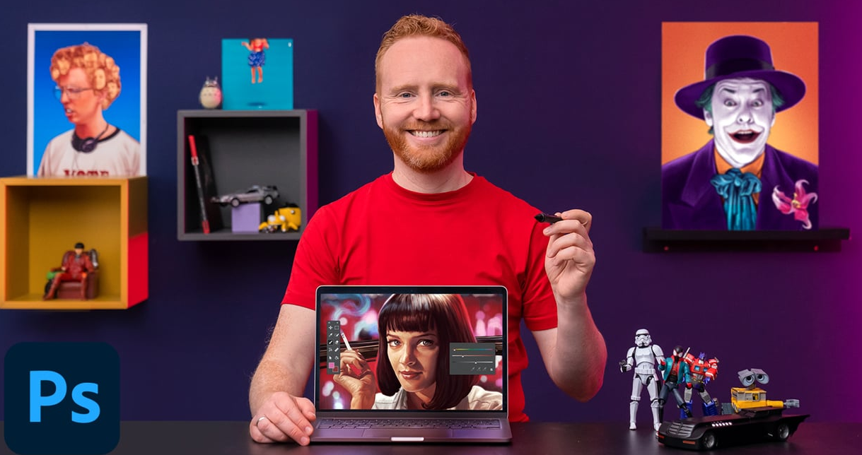 [Domestika] Рисование персонажей поп-культуры в Photoshop (Сэм Гилби)