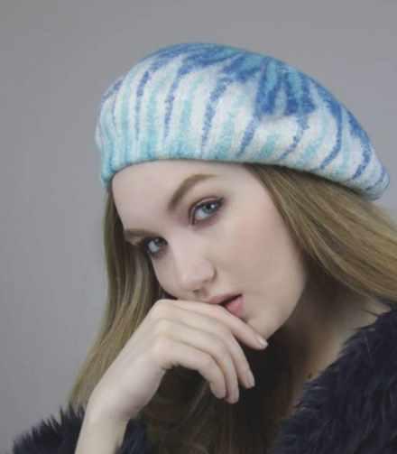 Валяние берета Морской бриз (Регина Журавлева)