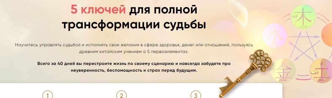5 ключей для полной трансформации судьбы. Властелин судьбы (Татьяна Панюшкина)