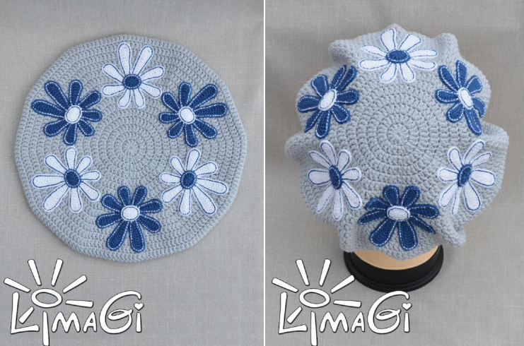 [LimaGi] Берет Кляксовые ромахи