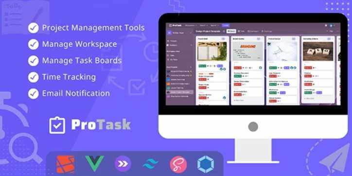 ProTask - менеджер проектов Kanban (W3BD)