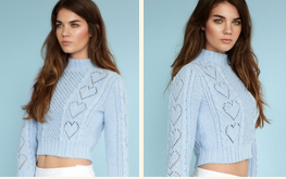 Вязаный женский свитер Spring (Ким Харгривз)