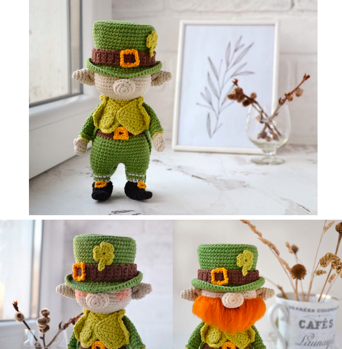 [leta.toyfox] Гном Лепрекон. На русском языке. Крючок (Татьяна Лебеденко)