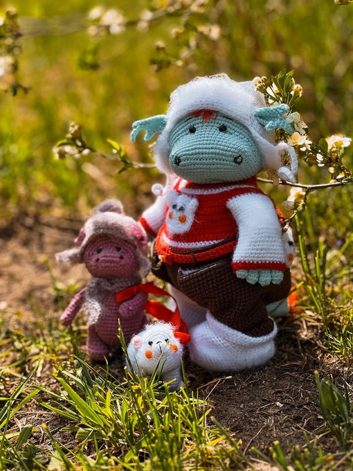 [sveta_lutik_toys] Костюм Дракона с маленьким Дракончиком (Светлана Лютик)