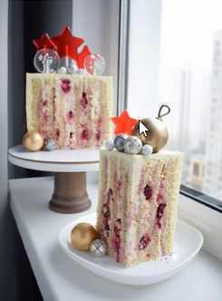 Рецептурная карта «Торт вертикальной сборки "Пряный раф с вишней"» (Софья Иванькова)