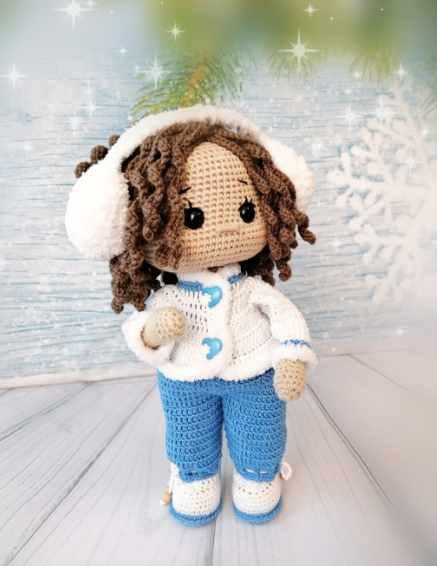 Комбинезон для Мили крючком (Любовь Гончарова)