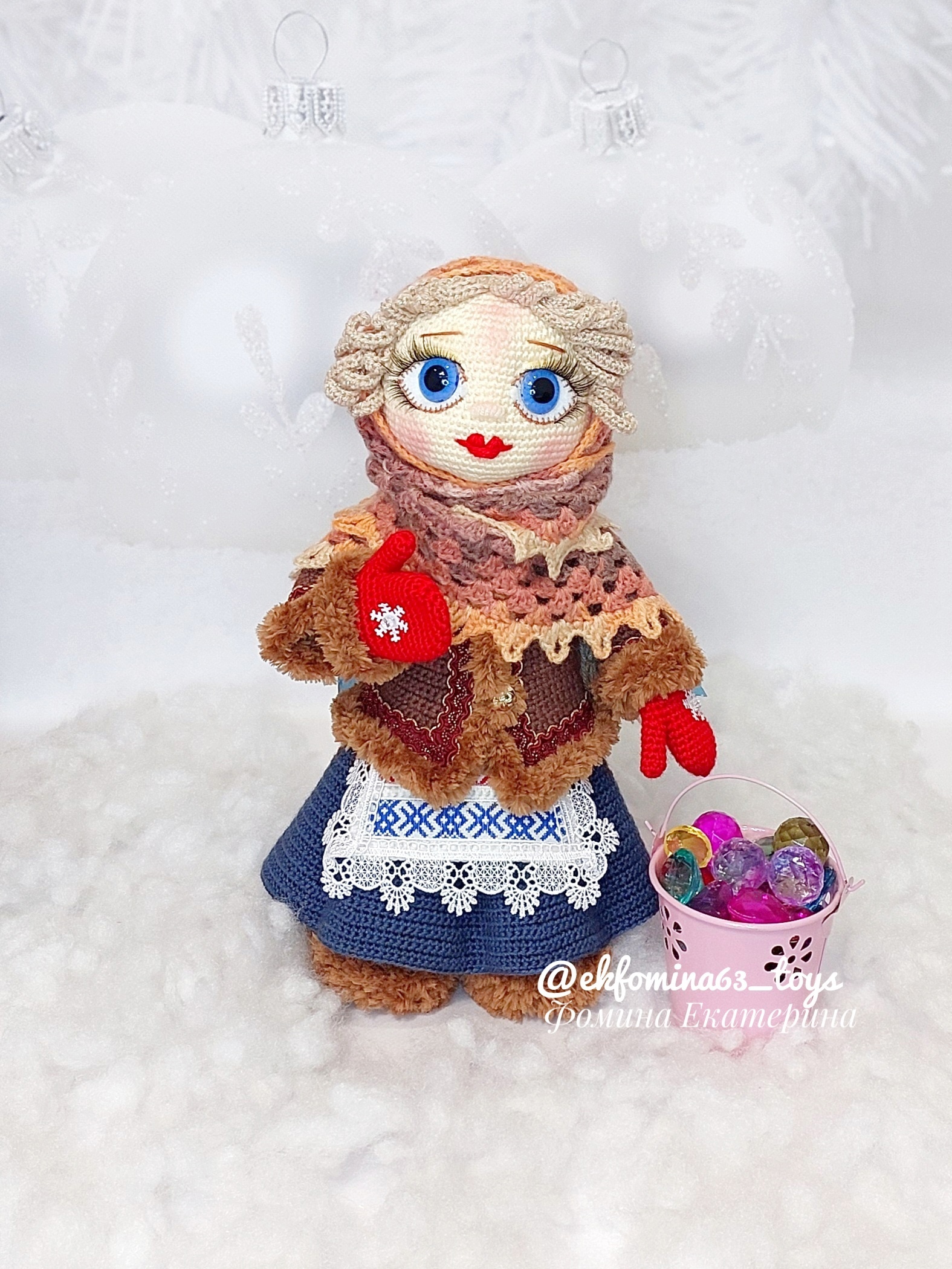 (Вязаный мирок феи) Кукла Настенька (Екатерина Фомина)