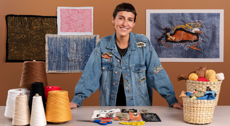 [Domestika] Вышивка: ремонт одежды (Ofelia Antelmo)