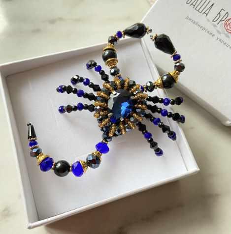 [vashabrosh] Видео мастер класс по броши Скорпион (Светлана Игнатьева)