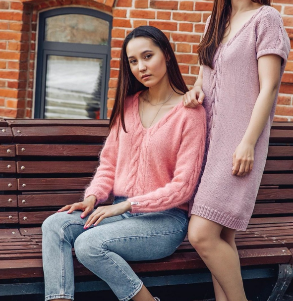 Свитер-реглан Мия (silva_knitting)