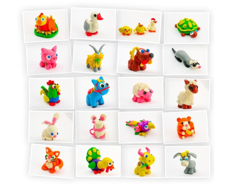 Домашние животные онлайн курс по лепке из пластилина [Skillberry]