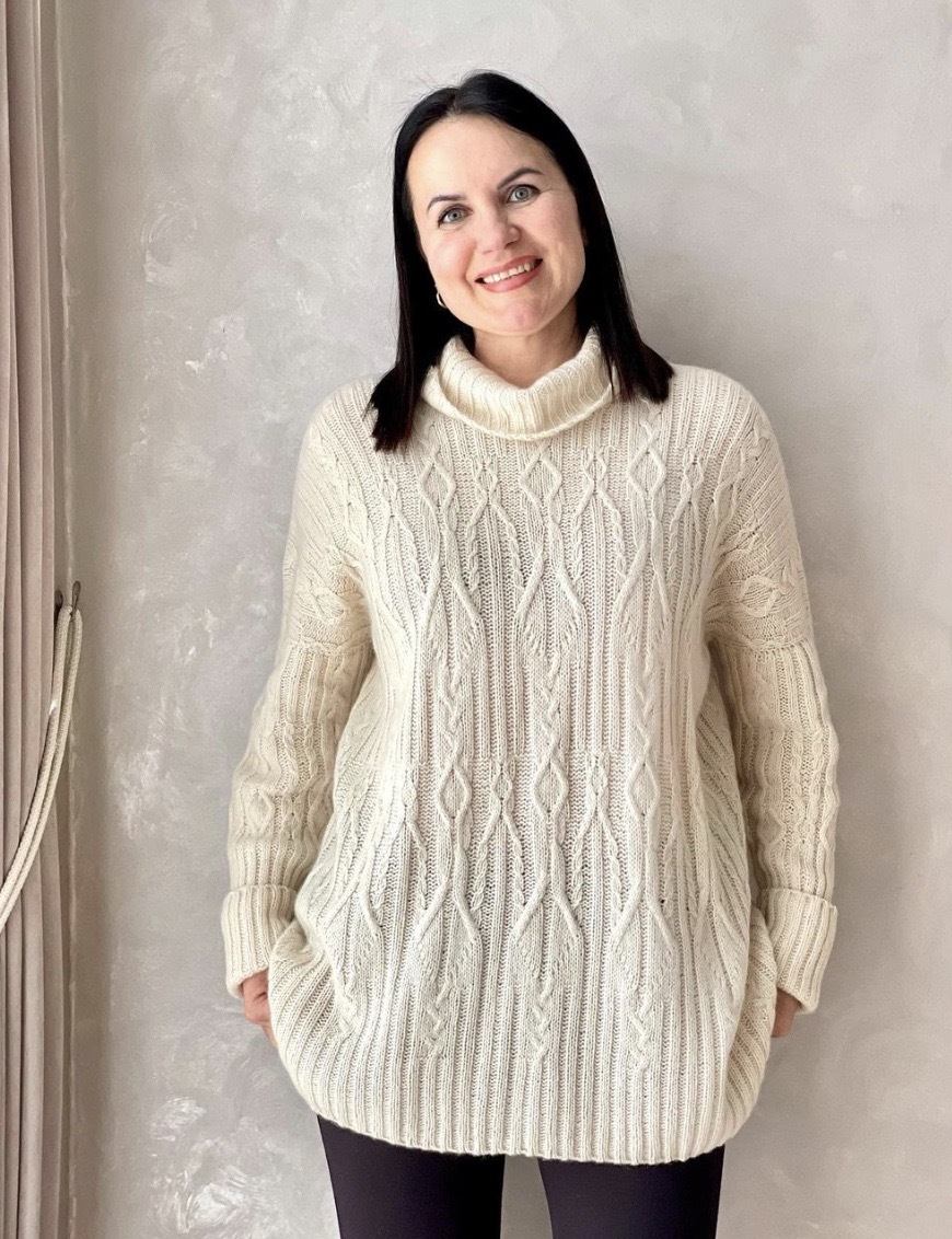 [nina_arach] Свитер Оверсайз из кашемира (Нина Арач)