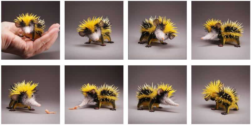 [Валяние] Полосатый Тенрек (Ирина Егорова)