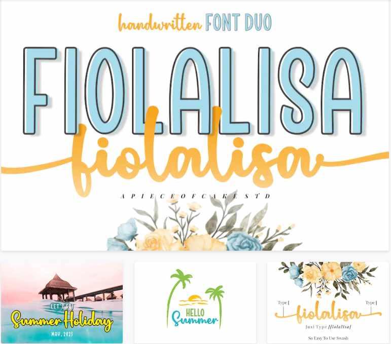 [Envato Market] Fiolalisa - Дуэтный шрифт