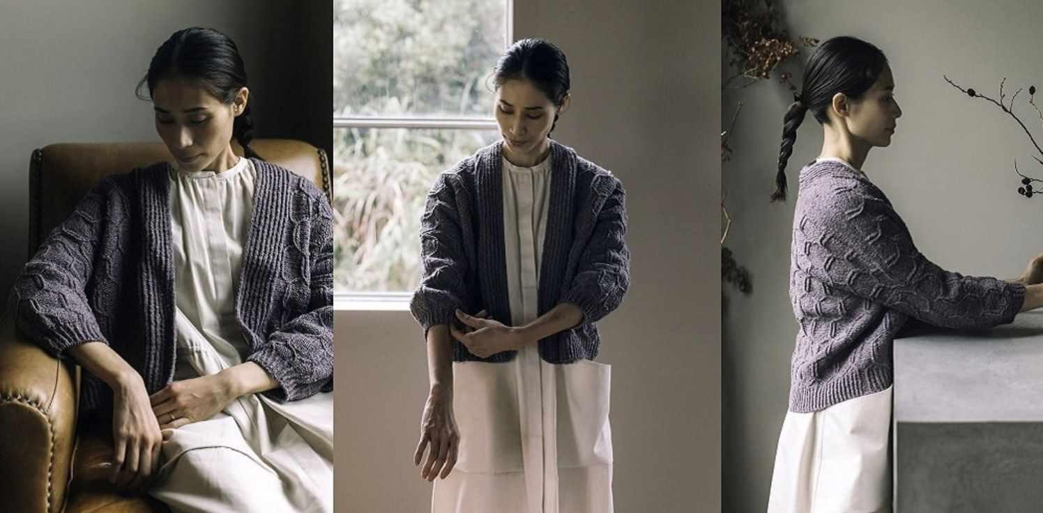 [Вяжи.ру] Свободный вязаный кардиган Varda