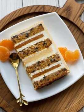 Рецепт-техника бисквитного торта Морковный с облепихой и апельсином (kasadelika)