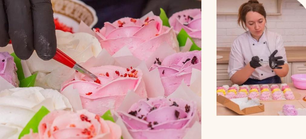 [Akademia-konditerov] Зефирные цветы. Тариф Базовый (Анна Глебова), фото 1 из 1.