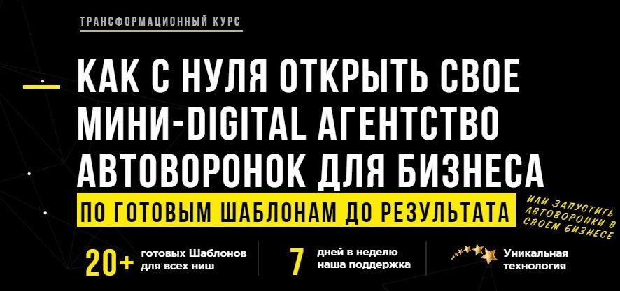Как с нуля открыть свое мини-Digital агентство автоворонок для бизнеса. Тариф Профи+лиды (Андрей Чепик)