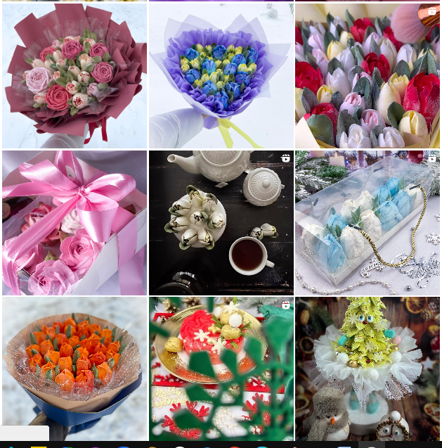 Сборник по зефирной флористике. 5 мастер-классов  (Ольга Зарубина)