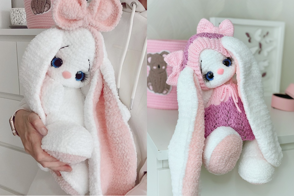 [flawless_toys] Плюшевый зайчик (Ирина Вульфсон)