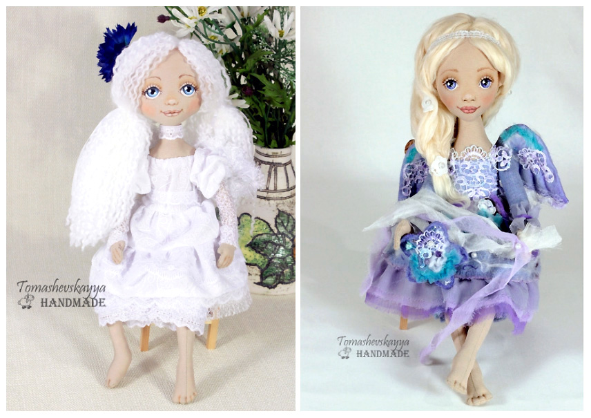 Текстильная кукла Ангел (Ирина Томашевская)