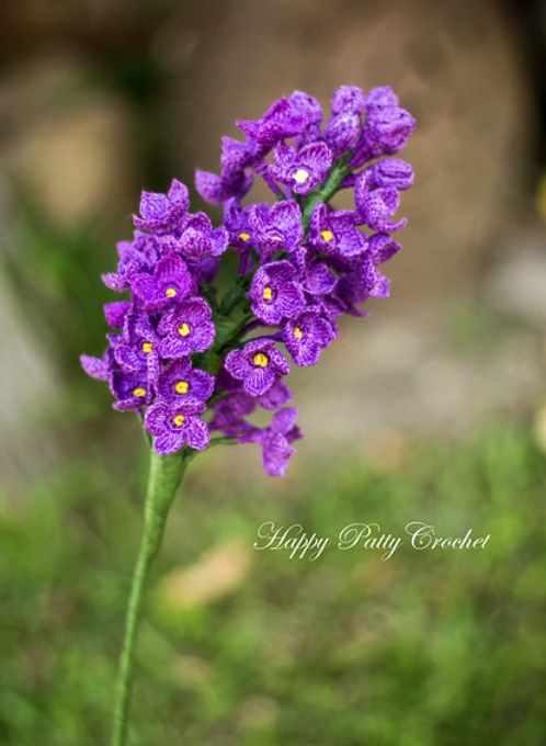 Beginner's Lilac Flower/Цветок сирени для начинающих (HappyPattyCrochet)