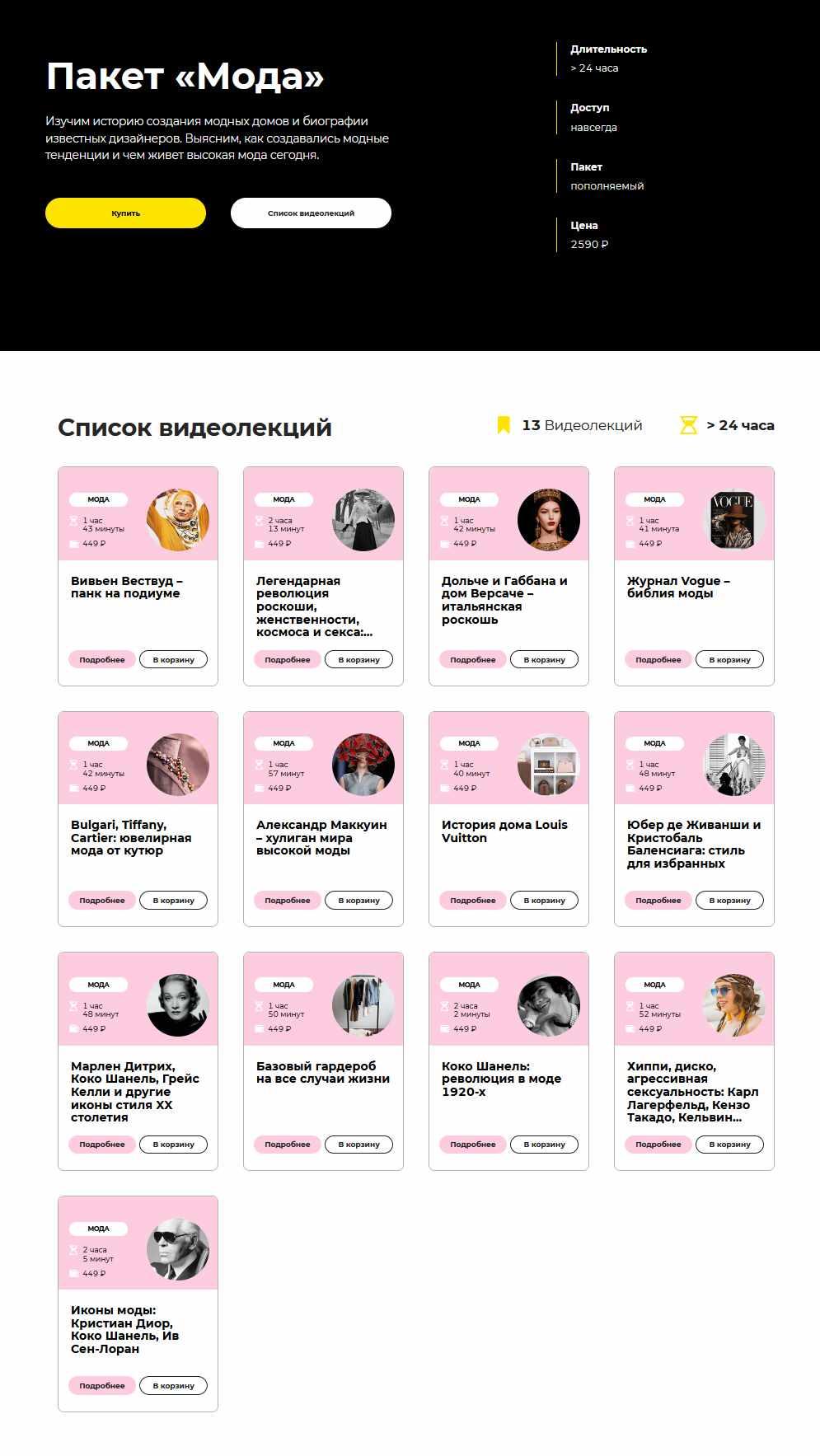 [Правое полушарие интроверта] Пакет Мода (Елизавета Фандорина)