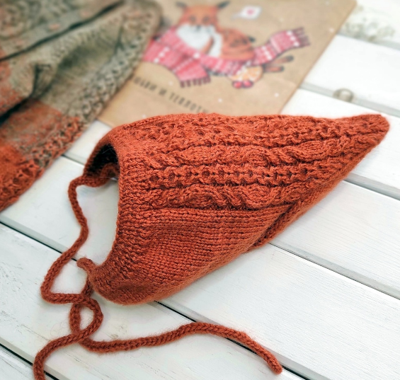 Шапочка с макушкой гномик Glory (Елена Мартынова)